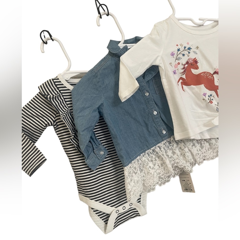 NWT &Nwot baby Top 3-6m